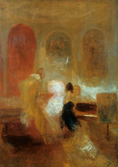Musikparty, East Cowes Castle von Joseph Mallord William Turner