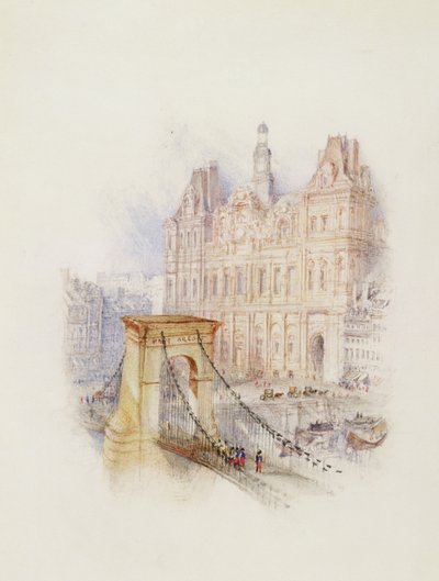 Paris: Hôtel de Ville von Joseph Mallord William Turner
