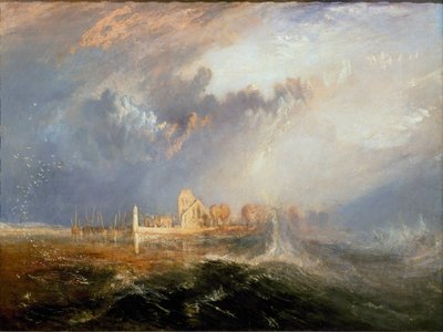 Quillebeuf an der Mündung der Seine (Quillebeuf-sur-Seine, Quillebeuf sur Seine) in der Normandie von Joseph Mallord William Turner