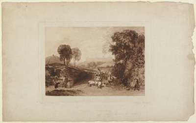 Schafwäsche, Windsor Castle (aus Liber Studiorum) von Joseph Mallord William Turner