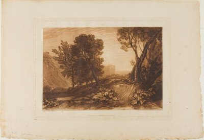 Einsamkeit, Platte 53 aus Liber Studiorum von Joseph Mallord William Turner