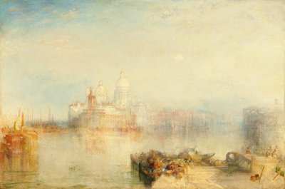 Die Dogana und Santa Maria della Salute, Venedig von Joseph Mallord William Turner