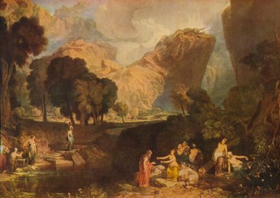 Die Göttin der Zwietracht wählt den Apfel des Streits im Garten der Hesperiden, 1806 von Joseph Mallord William Turner