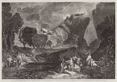 Die Göttin der Zwietracht im Garten der Hesperiden, in der Marlborough House Gallery von Joseph Mallord William Turner