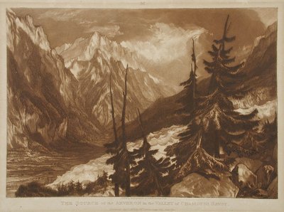 Die Quelle des Arveron von Joseph Mallord William Turner