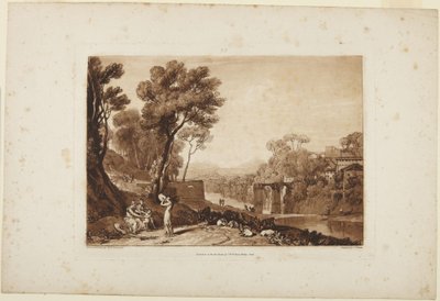 Die Frau und das Tamburin von Joseph Mallord William Turner