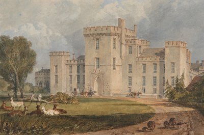 Ansicht von Hampton Court, Herefordshire, von Nordwesten von Joseph Mallord William Turner
