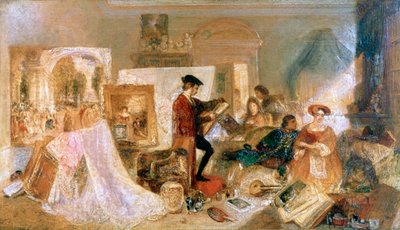 Watteau-Studie nach Fresnoys Regeln von Joseph Mallord William Turner