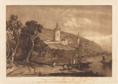 Stadt Thun von Joseph Mallord William Turner and Thomas Hodgetts