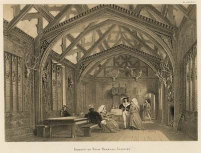 Bankettsaal, Bramhall, Cheshire von Joseph Nash