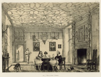 Halle, Wakehurst, Sussex von Joseph Nash