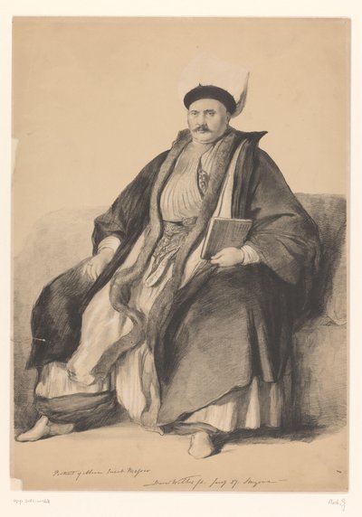 Porträt von Abram Jacob Messir von Joseph Nash