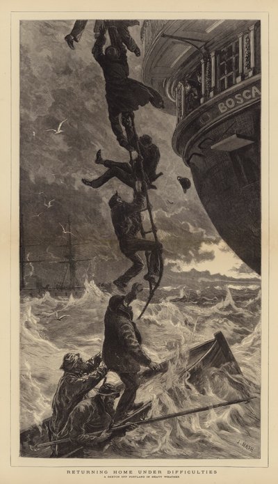 Heimkehr unter Schwierigkeiten von Joseph Nash