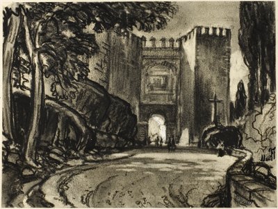 Ein Tor von Segovia von Joseph Pennell