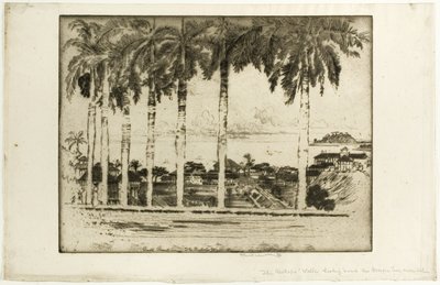 Bishops Walk, Ancon Hill, Panama von Joseph Pennell