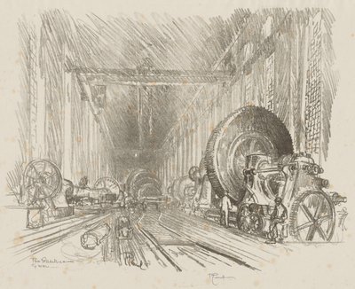 Englische Kriegsarbeit: Die Basilika des Krieges von Joseph Pennell
