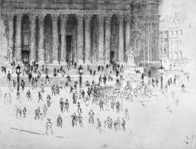 Stufen vor der Westfront der St. Paul