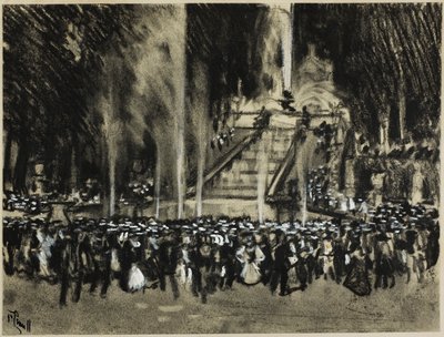 Die spielenden Brunnen in La Granga von Joseph Pennell