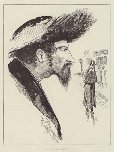 Der Jude zu Hause, von Joseph Pennell von Joseph Pennell