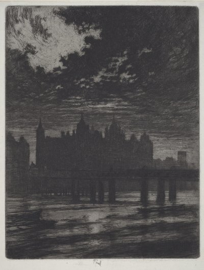 Whitehall Court von Joseph Pennell
