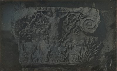 Kapital, griechisch-römisches Theater, Miletus, 1843 von Joseph Philibert Girault De Prangey