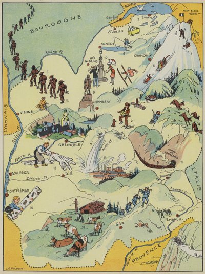 Savoie-Dauphine von Joseph Porphyre Pinchon