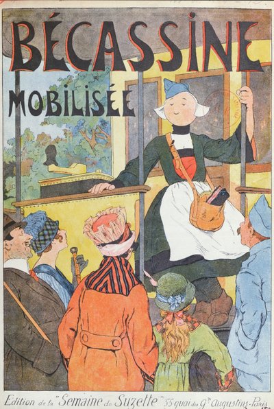Die Abreise von Becassine, Titelbild von 