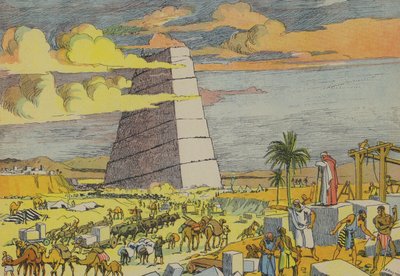 Der Turm von Babel von Joseph Porphyre Pinchon