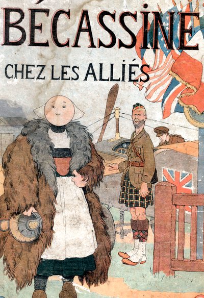 Titelbild des Buches "Becassine chez les alliés" von Joseph Porphyre Pinchon