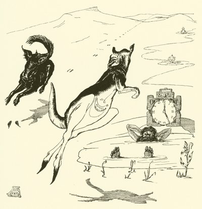 Der alte Mann Känguru (Gravur) von Joseph Rudyard (after) Kipling