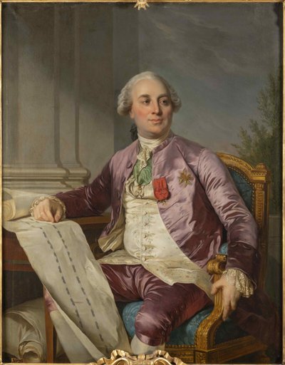 Charles Claude Flahaut de La Billarderie, Graf von Angiviller, 1730-1809, 1779 von Joseph Siffred Duplessis