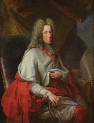 Porträt von Kardinal Joseph Clement de Baviere, Kurfürst von Köln von Joseph Vivien