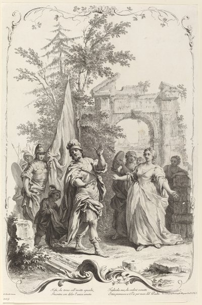 Jephta und seine Tochter von Joseph Wagner