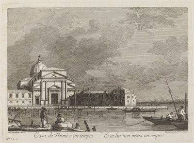 Haus der Götter von Joseph Wagner after Canaletto