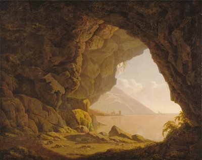 Höhle, in der Nähe von Neapel von Joseph Wright of Derby