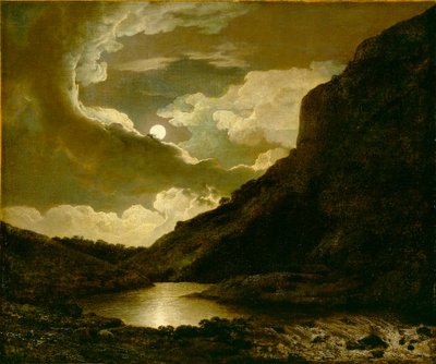 Matlock Tor im Mondlicht von Joseph Wright of Derby