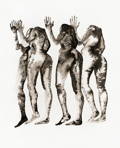 Abstrakte Tintenfrauen von Joshua Hoskins