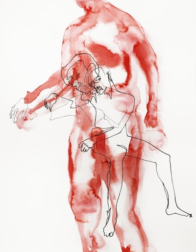 Rote Umarmung von Joshua Hoskins