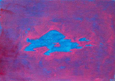 Lebendige abstrakte Landschaft von Joshua Hoskins