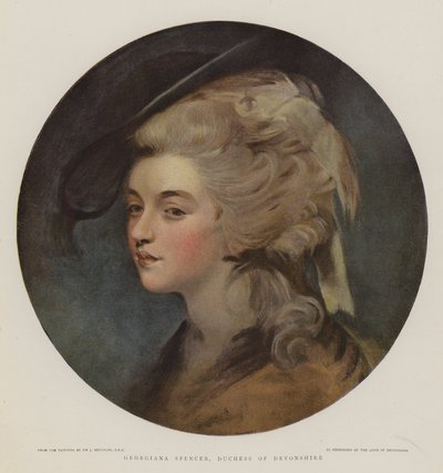 Georgiana Spencer, Herzogin von Devonshire von Joshua Reynolds