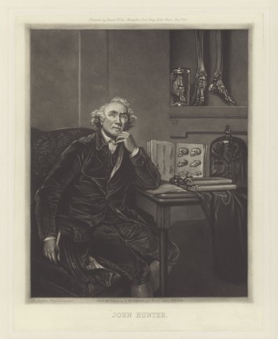John Hunter, schottischer Chirurg von Joshua Reynolds