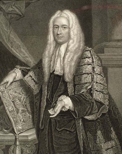 Porträt von Henry Fox, 1. Baron Holland (1705-74), graviert von Henry Robinson von Joshua Reynolds