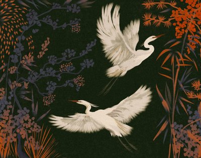 Eleganter Reiherflug von Josie George