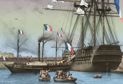 Ankunft des Sarges von Napoleon in Cherbourg von Josse Photo