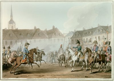 Die alliierten Herrscher nach der Schlacht von Leipzig von Josse Photo