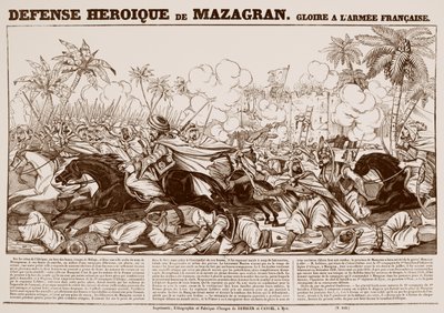 Belagerung von Mazagran von Josse Photo