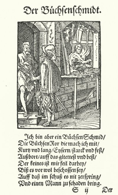 Der Büchsenmacher von Jost (after) Amman