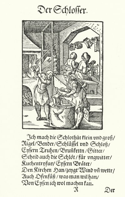 Der Schlosser von Jost (after) Amman