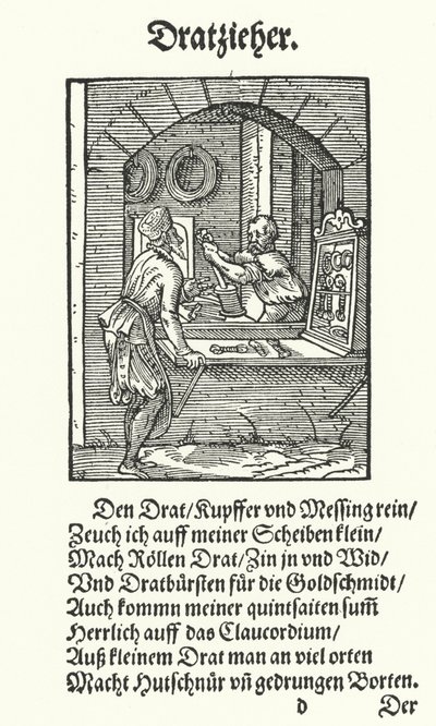 Der Drahtzieher von Jost (after) Amman