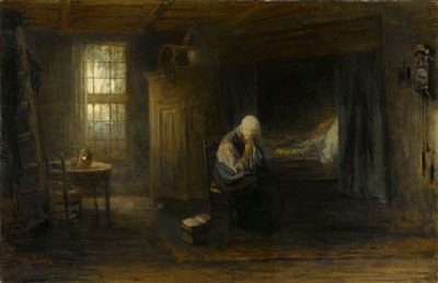 Allein in der Welt von Jozef (1824-1911) Israels